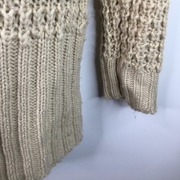 Tan soft deep V sweater Long Sleeve - Picture 2 of 4